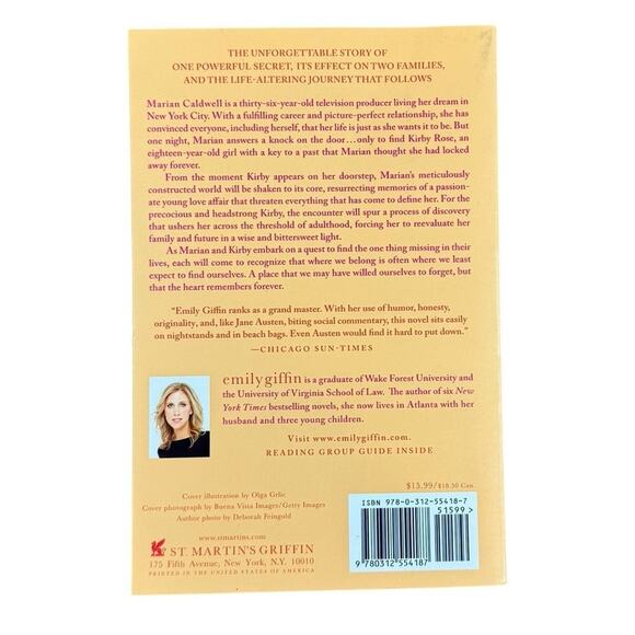 Where We Belong by Emily Giffin (Paperback) - Picture 2 of 6